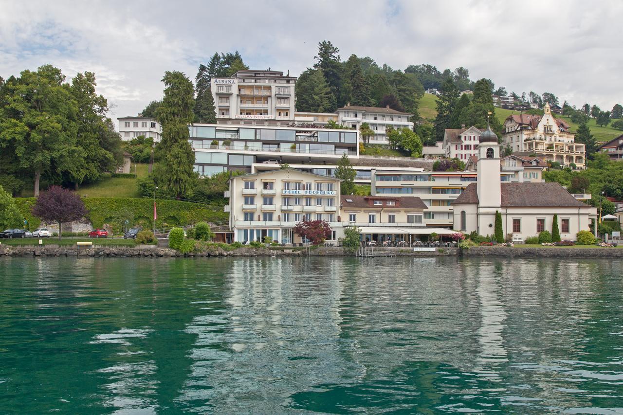 Hotel Riviera Loft Weggis Exterior foto